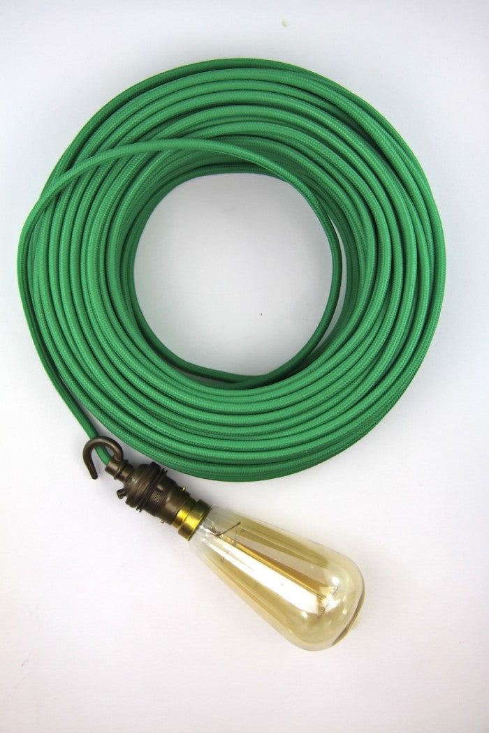 Fabric coloured cable, electrical cable, cloth covered electrical cord, vintage lighting, vintage coloured cable, 3 core cable, Mr Ralph, Boudi, DIY lighting, Lighitng kit, lighting cable nz