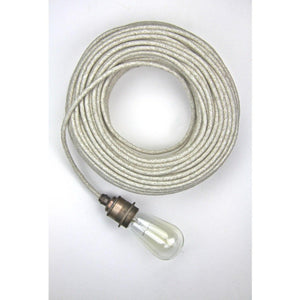 Fabric coloured cable, electrical cable, cloth covered electrical cord, vintage lighting, vintage coloured cable, 3 core cable