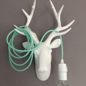 porcelain lights, cord set, coloured electrical cable, porcelain ceiling rose, classic lighting, Mr Ralph, plug in cord set, industrial lighting, bare bulb, bare bulb lighting