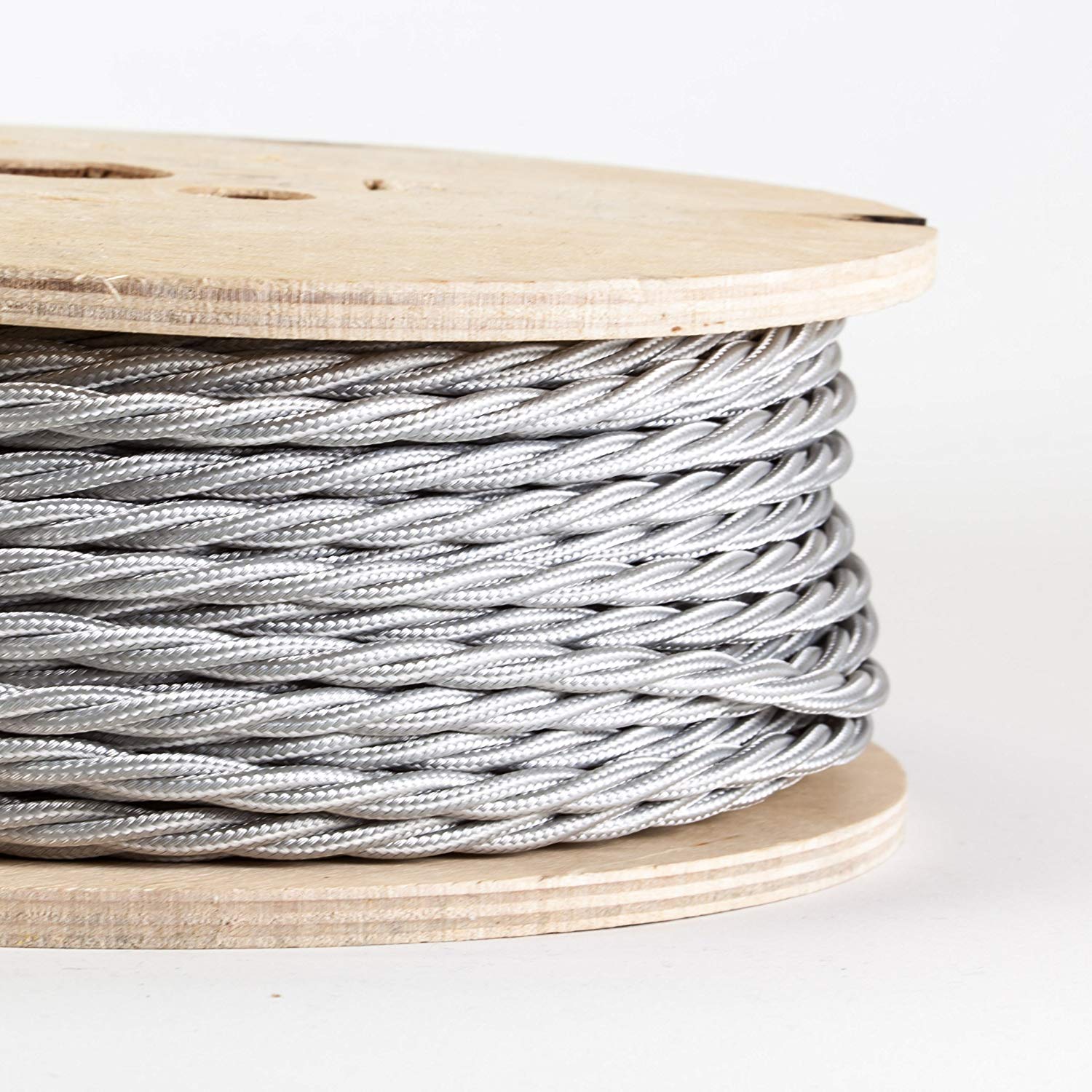 Fabric coloured cable, electrical cable, cloth covered electrical cord, vintage lighting, vintage coloured cable, 3 core cable, lighting nz, wholesale lighting nz, wholesale electrical cable