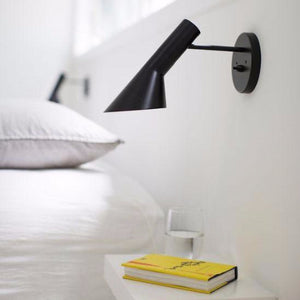 Replica AJ wall light, Arne Jacobsen light, black wall light, white wall light, outside light. vintage wall light, industrial light, wholesale lighting nz, wholesale lights new zealand