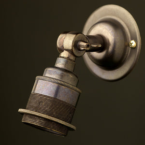 wingnut wall light, adjustable wall light, vintage lighting, vintage wall light, brass wall light, bare bulb light, edison globe, Vintage Industries, Lilley and son, Boudi, green with Envy, Mr Ralph,