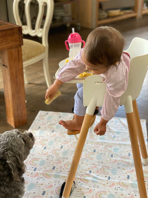 Oilcloth Messy Mat