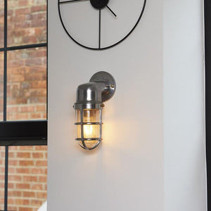 Barge wall light, outside lighting, indoor light, exterior lighting, industrial lighting, vintage lighting, new zealand lighting, bathroom lighting, bathroom wall light