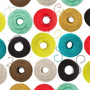 Fabric coloured cable, electrical cable, cloth covered electrical cord, vintage lighting, vintage coloured cable, 3 core cable, lighting nz, wholesale lighting nz, wholesale electrical cable